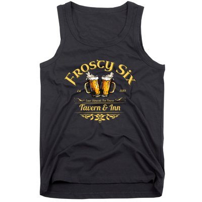 Frosty Six Tavern Inn Fantasy destination Tank Top