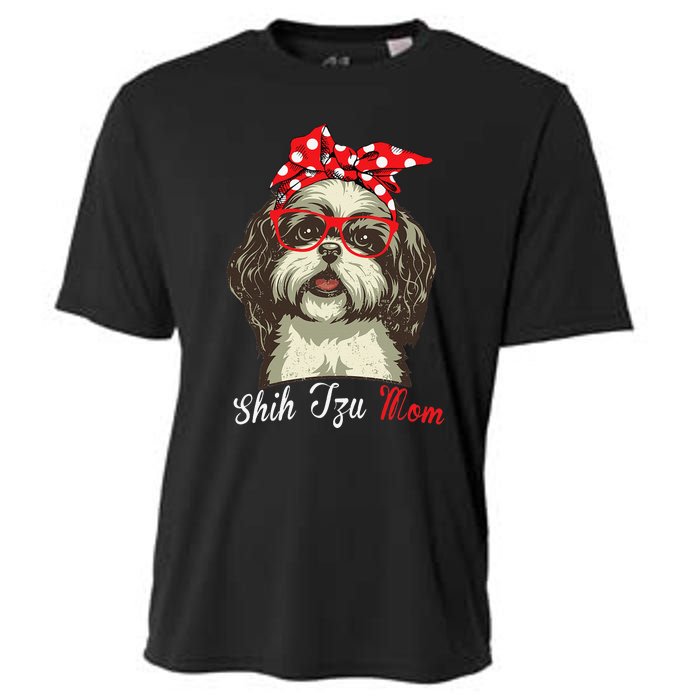 Funny Shih Tzu mom for Shih Tzu Dog Lovers Cooling Performance Crew T-Shirt