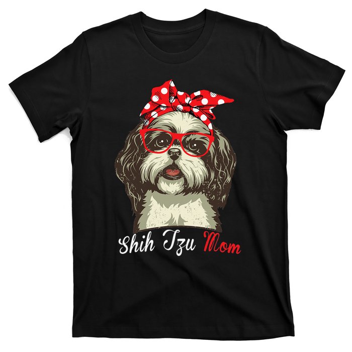 Funny Shih Tzu mom for Shih Tzu Dog Lovers T-Shirt