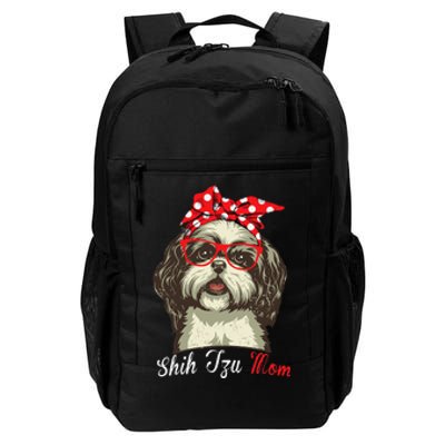 Funny Shih Tzu mom for Shih Tzu Dog Lovers Daily Commute Backpack