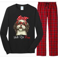 Funny Shih Tzu mom for Shih Tzu Dog Lovers Long Sleeve Pajama Set