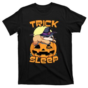 Funny Sloth Trick Or Sleep Cute Halloween Gift T-Shirt