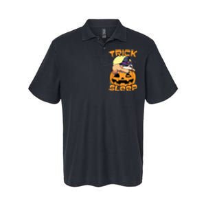 Funny Sloth Trick Or Sleep Cute Halloween Gift Softstyle Adult Sport Polo