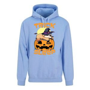 Funny Sloth Trick Or Sleep Cute Halloween Gift Unisex Surf Hoodie