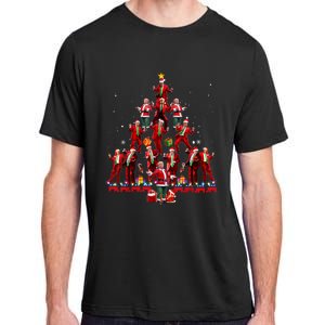 Funny Santa Trump Dance Tree Christmas Pajama Xmas Adult ChromaSoft Performance T-Shirt