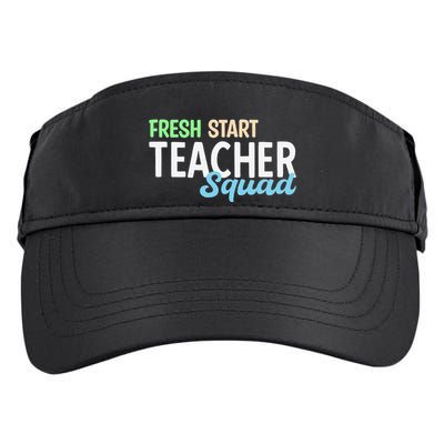 Fresh Start Teacher Squad For Educators Adult Drive Performance Visor