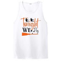 Funny Spooky Tonight We Fly Witch Halloween Graphic Witches PosiCharge Competitor Tank