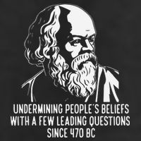 Funny Socrates The Socratic Method Classical Philosophy Cool Comfort Performance Bucket Hat