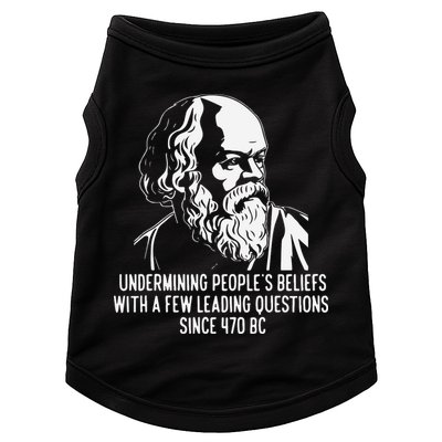 Funny Socrates The Socratic Method Classical Philosophy Doggie Tank