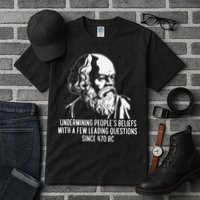 Funny Socrates The Socratic Method Classical Philosophy Tall T-Shirt