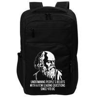 Funny Socrates The Socratic Method Classical Philosophy Impact Tech Backpack