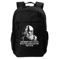 Funny Socrates The Socratic Method Classical Philosophy Backpack