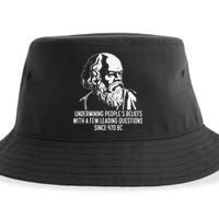 Funny Socrates The Socratic Method Classical Philosophy Sustainable Bucket Hat