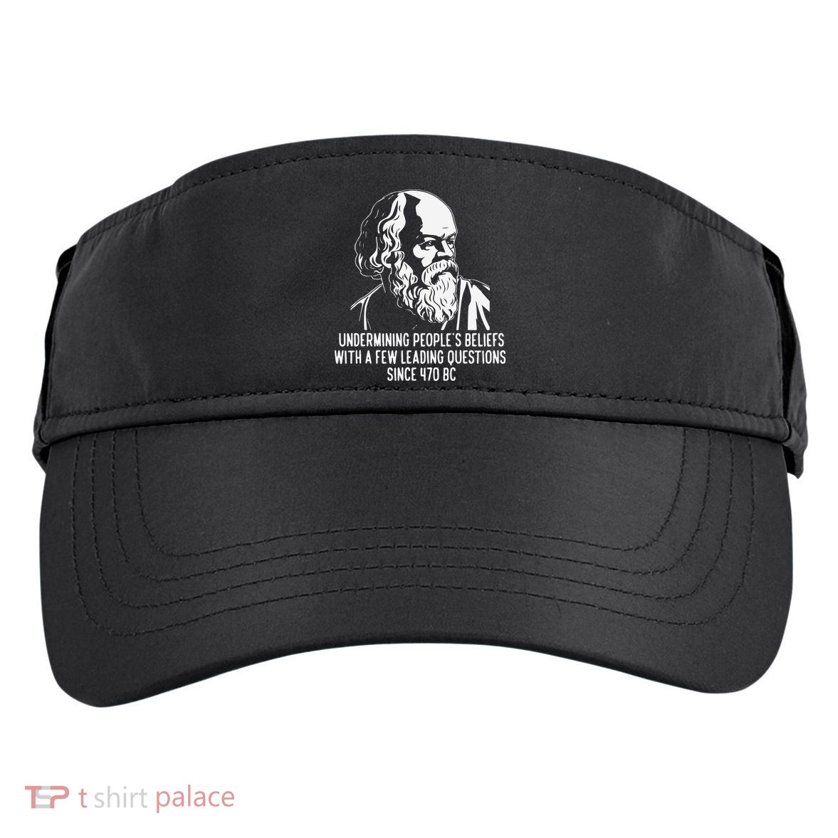 Funny Socrates The Socratic Method Classical Philosophy Adult Drive Performance Visor