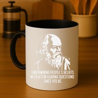 Funny Socrates The Socratic Method Classical Philosophy Mug