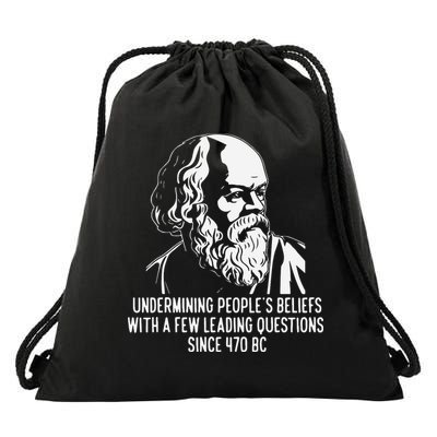 Funny Socrates The Socratic Method Classical Philosophy Drawstring Bag
