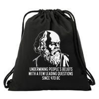 Funny Socrates The Socratic Method Classical Philosophy Drawstring Bag