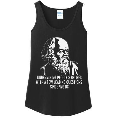 Funny Socrates The Socratic Method Classical Philosophy Ladies Essential Tank