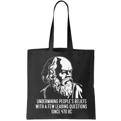 Funny Socrates The Socratic Method Classical Philosophy Bag