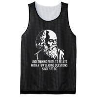 Funny Socrates The Socratic Method Classical Philosophy Mesh Reversible Basketball Jersey Tank