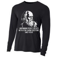 Funny Socrates The Socratic Method Classical Philosophy Cooling Performance Long Sleeve Crew