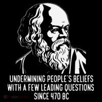 Funny Socrates The Socratic Method Classical Philosophy Premium T-Shirt