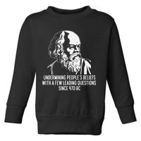 Funny Socrates The Socratic Method Classical Philosophy Toddler Sweatshirt