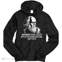 Funny Socrates The Socratic Method Classical Philosophy Tie Dye Hoodie