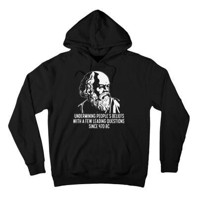 Funny Socrates The Socratic Method Classical Philosophy Tall Hoodie