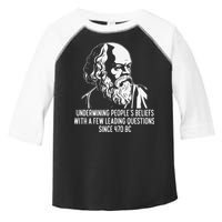 Funny Socrates The Socratic Method Classical Philosophy Toddler Fine Jersey T-Shirt