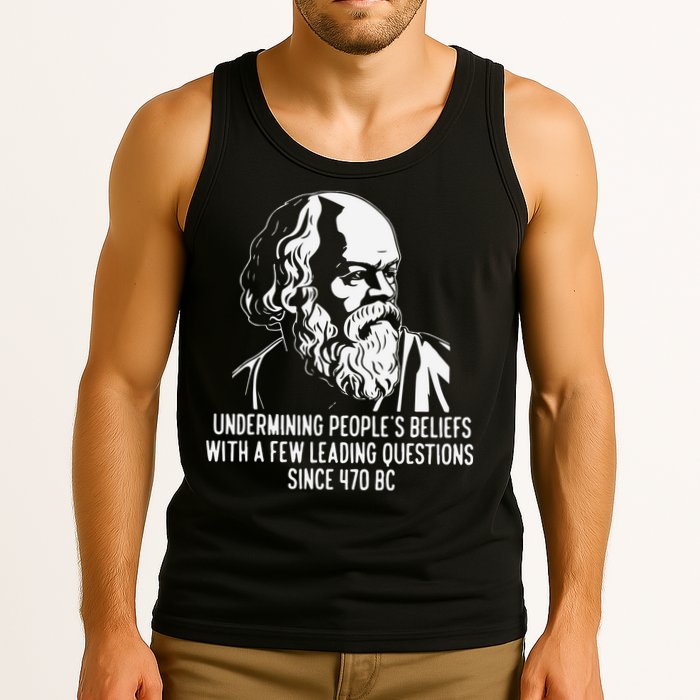 Funny Socrates The Socratic Method Classical Philosophy Tank Top