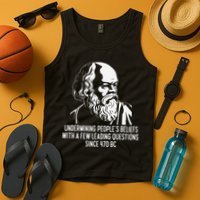Funny Socrates The Socratic Method Classical Philosophy Tank Top