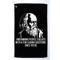 Funny Socrates The Socratic Method Classical Philosophy Golf Towel