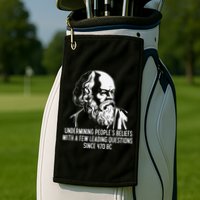 Funny Socrates The Socratic Method Classical Philosophy Golf Towel