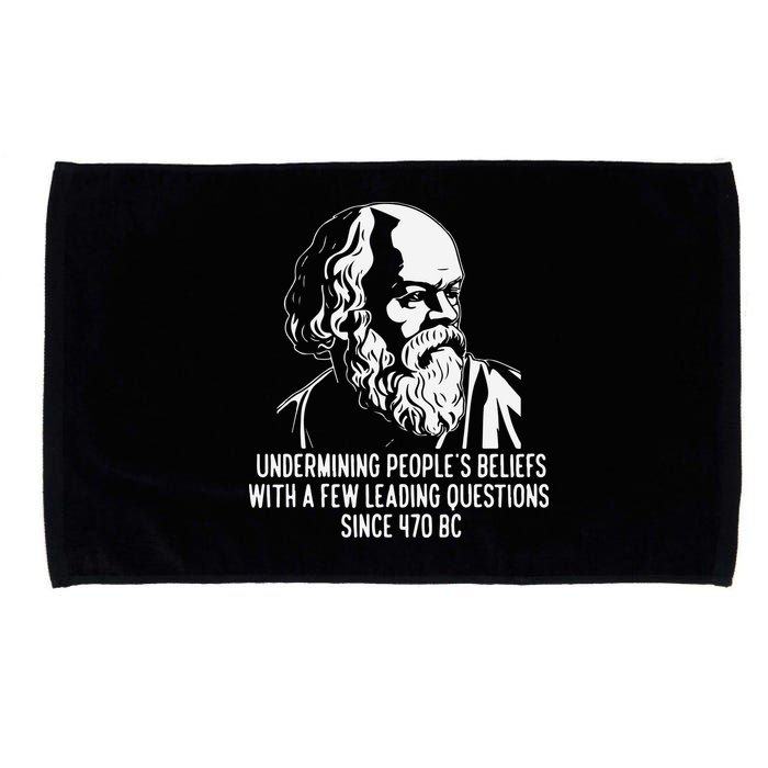 Funny Socrates The Socratic Method Classical Philosophy Microfiber Hand Towel