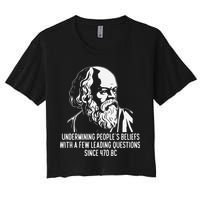Funny Socrates The Socratic Method Classical Philosophy Crop Top