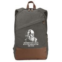 Funny Socrates The Socratic Method Classical Philosophy Cotton Canvas Backpack