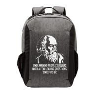 Funny Socrates The Socratic Method Classical Philosophy Vector Backpack