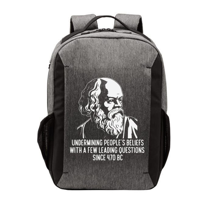 Funny Socrates The Socratic Method Classical Philosophy Vector Backpack