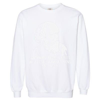 Funny Socrates The Socratic Method Classical Philosophy Garment-Dyed Sweatshirt