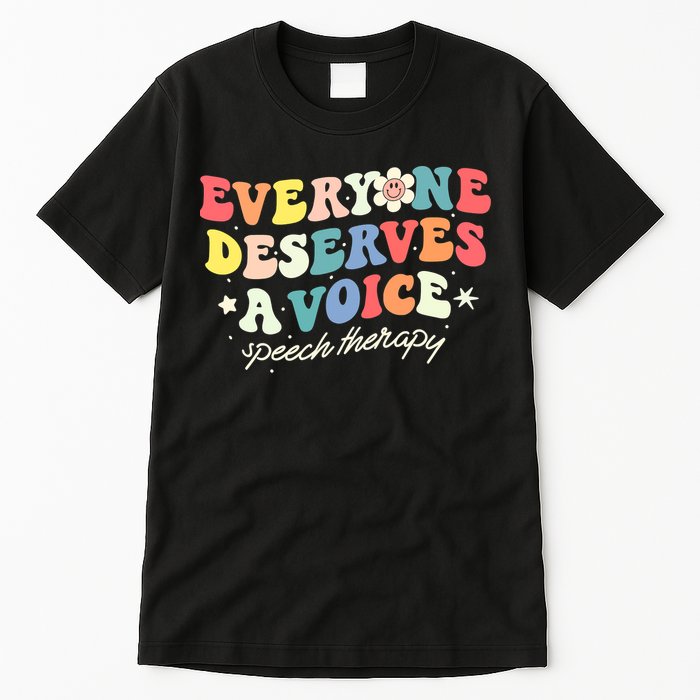 Funny Speech Therapy Speech Language Pathologist SLP Team Tall T-Shirt