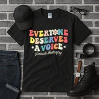 Funny Speech Therapy Speech Language Pathologist SLP Team Tall T-Shirt