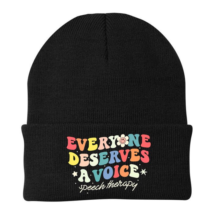 Funny Speech Therapy Speech Language Pathologist SLP Team Beanie