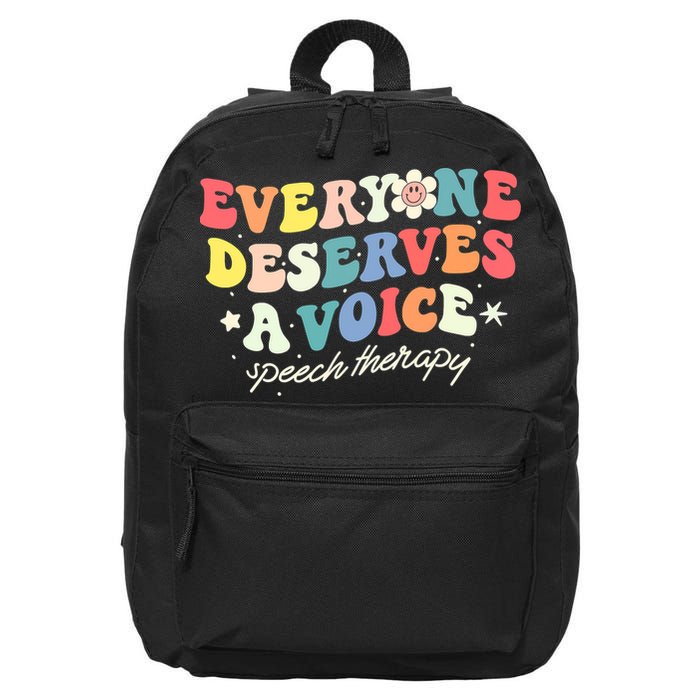 Funny Speech Therapy Speech Language Pathologist SLP Team 16 in Basic Backpack