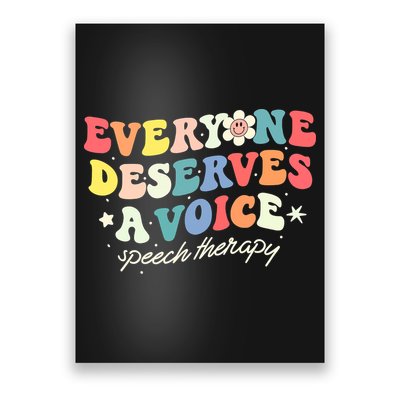 Funny Speech Therapy Speech Language Pathologist SLP Team Poster