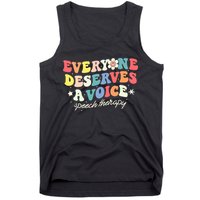 Funny Speech Therapy Speech Language Pathologist SLP Team Tank Top