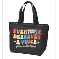 Funny Speech Therapy Speech Language Pathologist SLP Team Zip Tote Bag