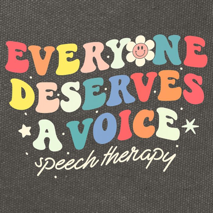 Funny Speech Therapy Speech Language Pathologist SLP Team Cotton Canvas Backpack