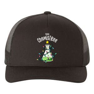 Funny Science Teacher Oh Chemistree Chemistry Christmas Yupoong Adult 5-Panel Trucker Hat