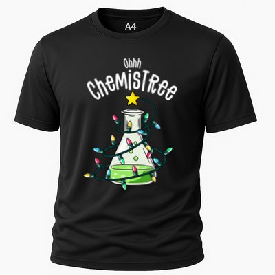 Funny Science Teacher Oh Chemistree Chemistry Christmas Performance Shirt